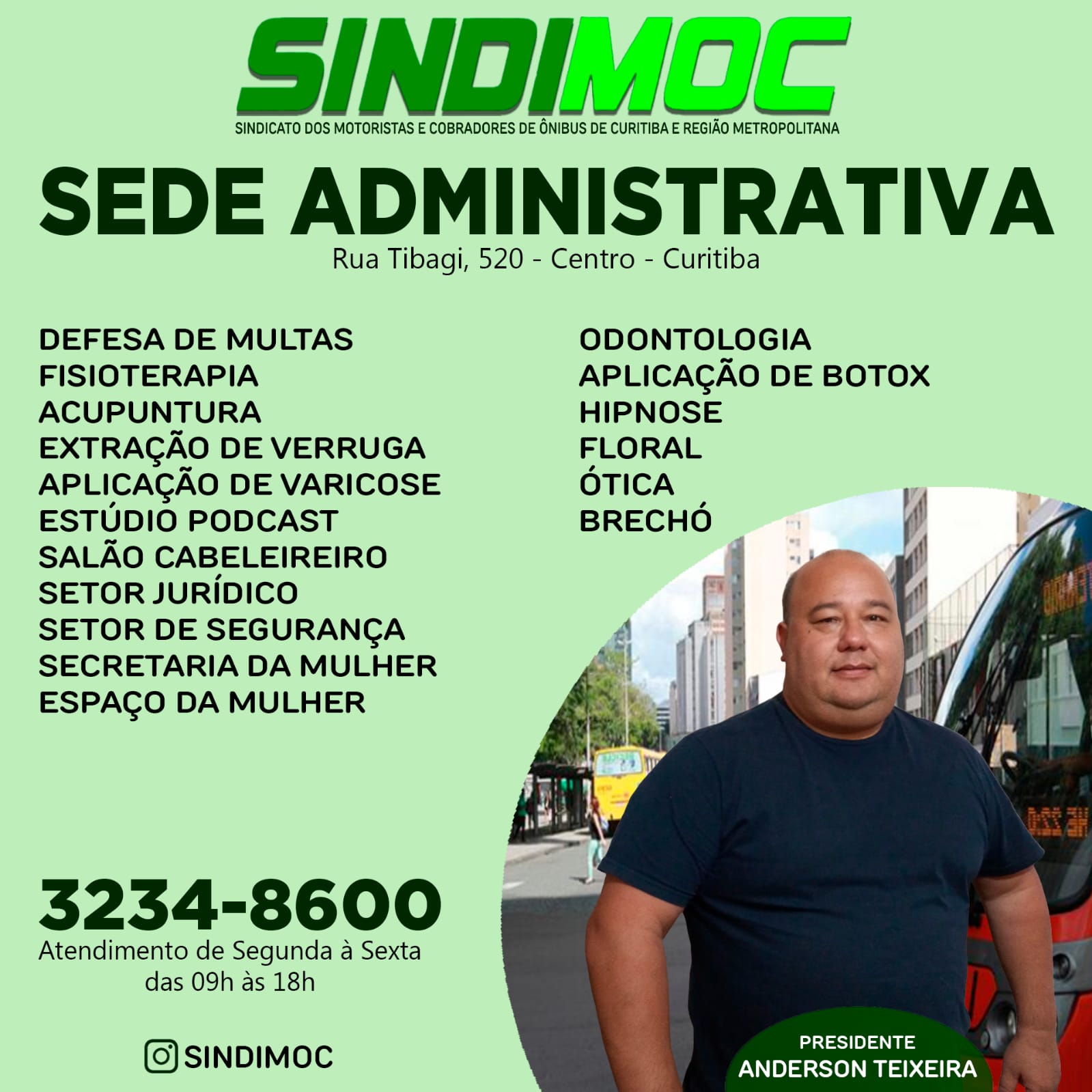 Venha para a nossa sede administrativa!