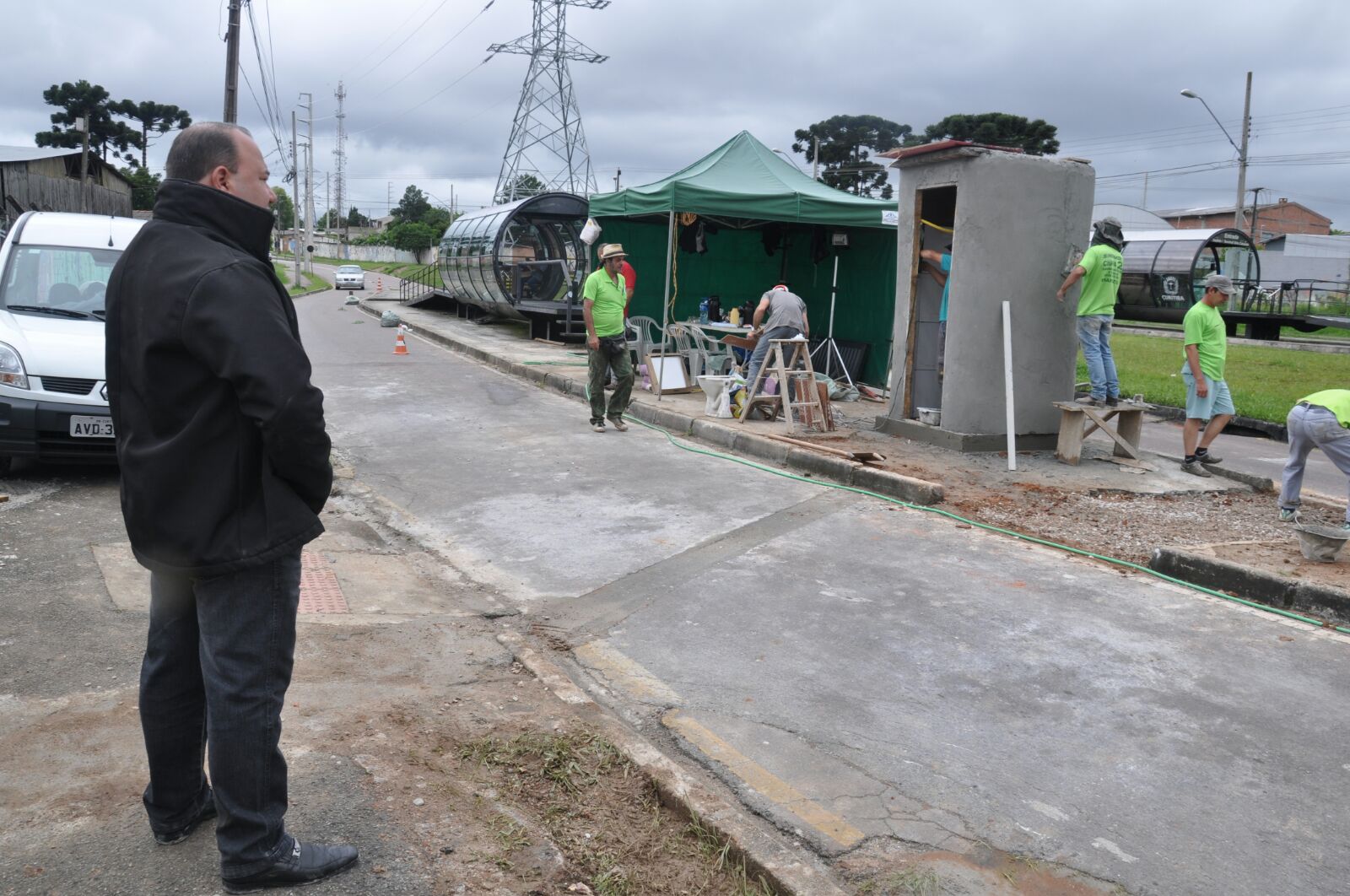 Presidente do Sindimoc, Anderson Teixeira, acompanhou as obras de perto