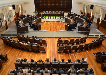 Parte interna do Tribunal Regional do Trabalho Nona Região