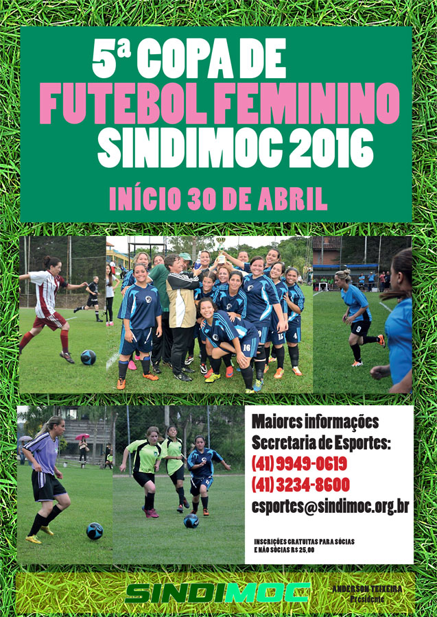 VEM AÍ MAIS UM CAMPEONATO DE FUTEBOL FEMININO DO SINDIMOC