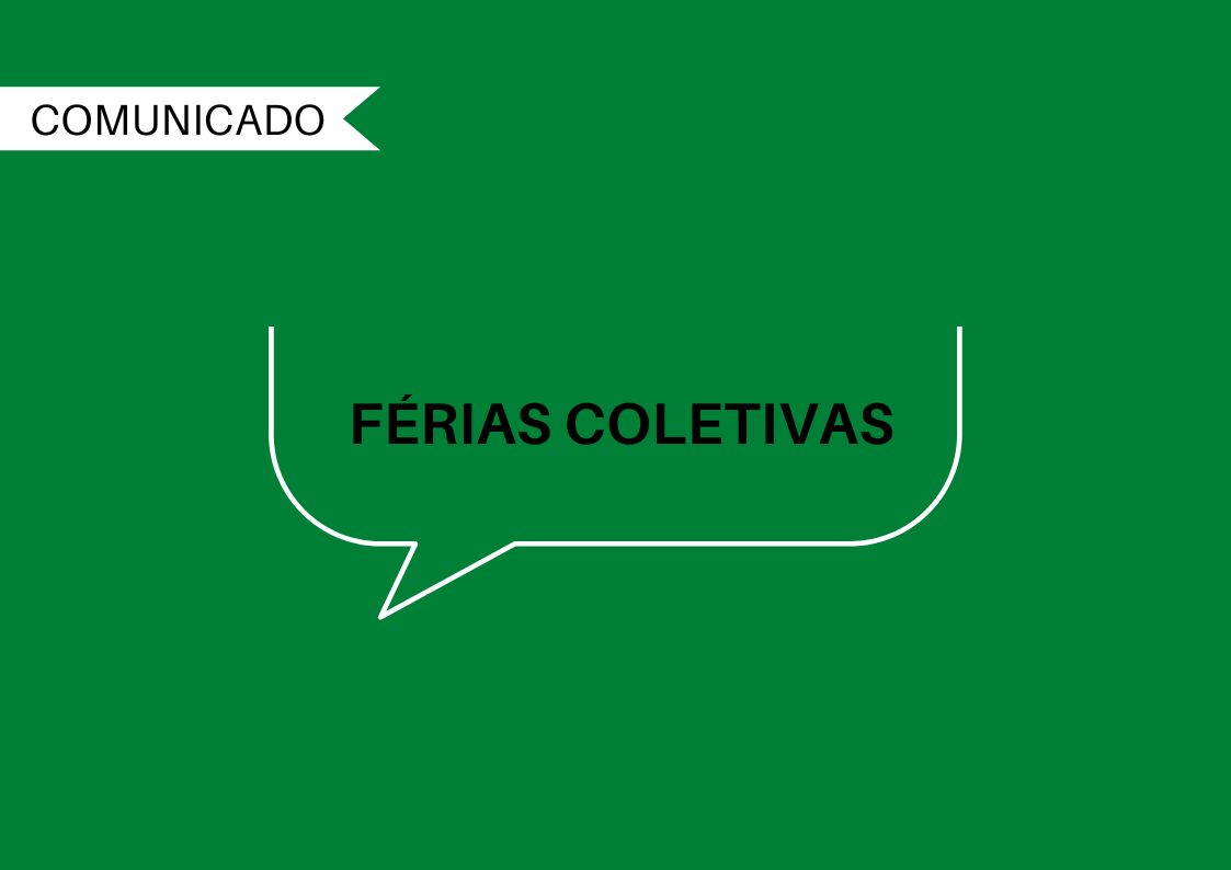 Comunicado Férias Coletivas