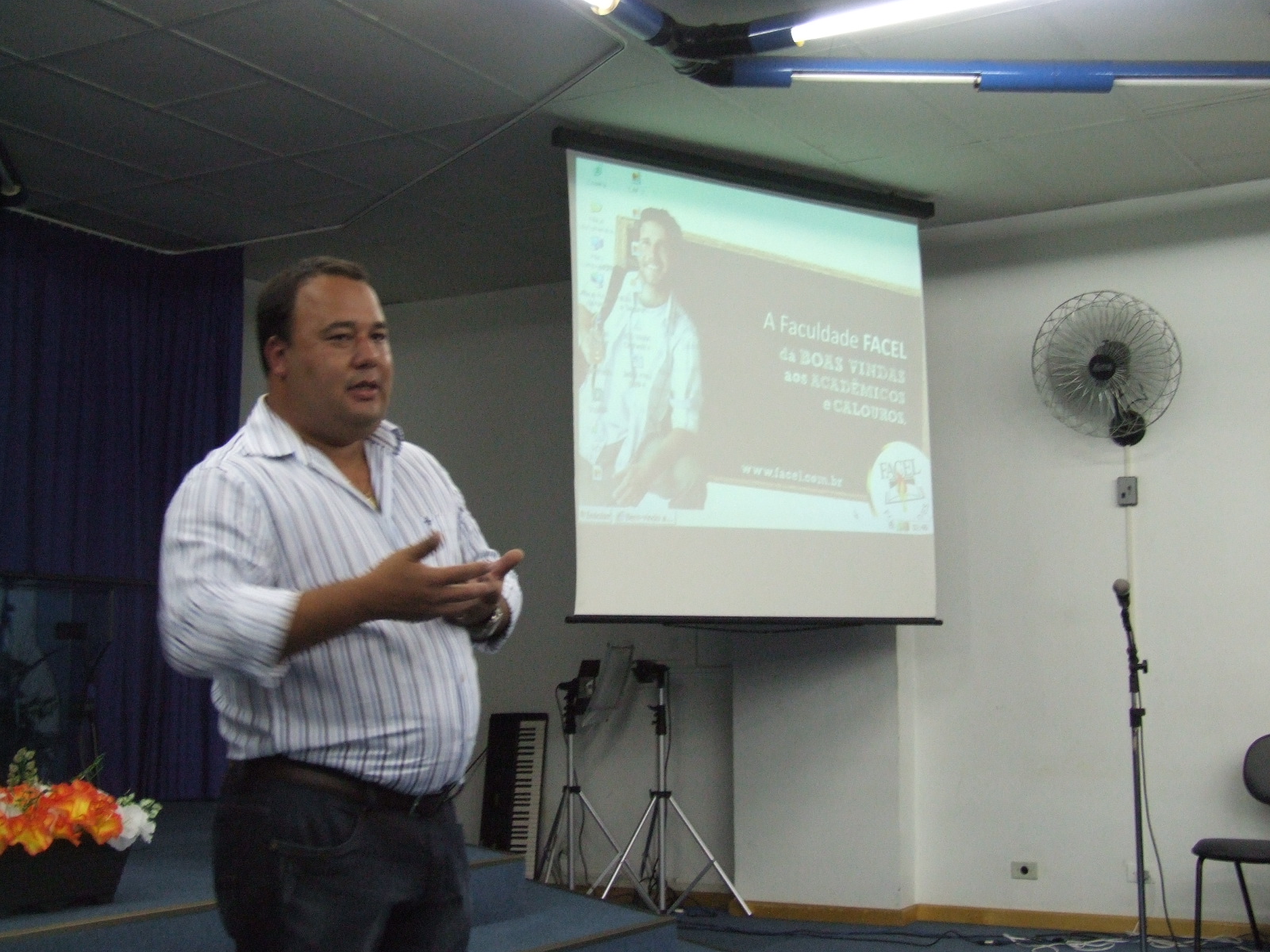 Presidente do Sindimoc palestra para acadêmicos