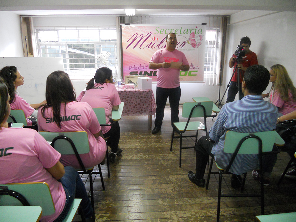 Sindimoc promove hoje sexta-feira palestra com o tema 