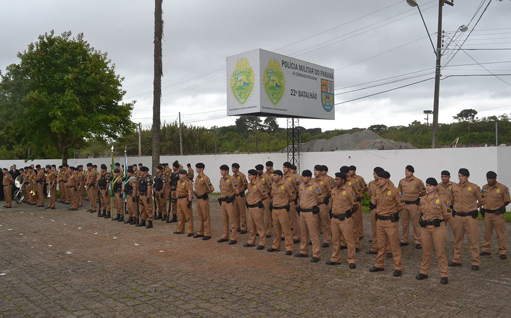 Sindimoc prestigia o aniversário do 22º BPM