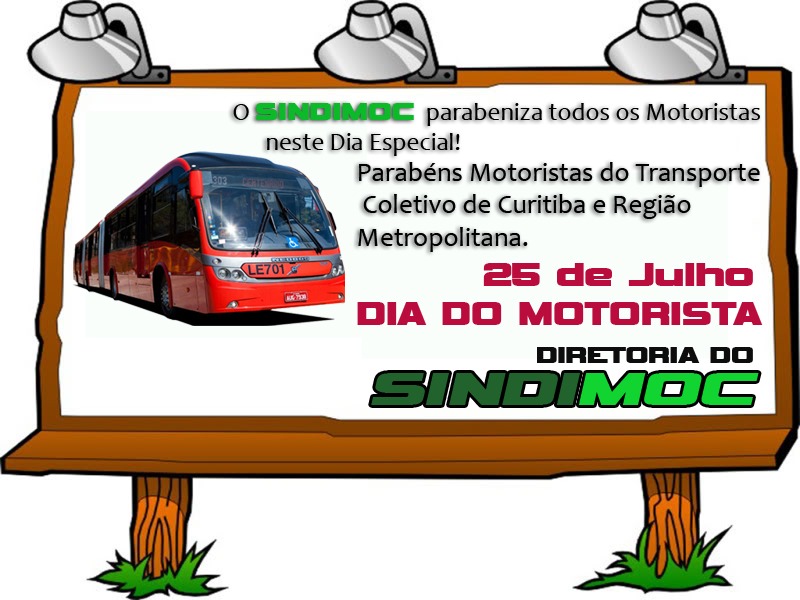 Feliz Dia do Motorista!