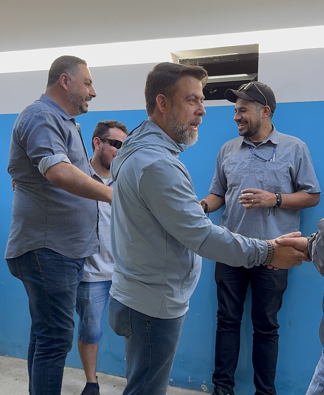 Sindimoc marca presença em evento de alusão ao dia do Motorista e semana Sipat  na Expresso Azul Filial!
