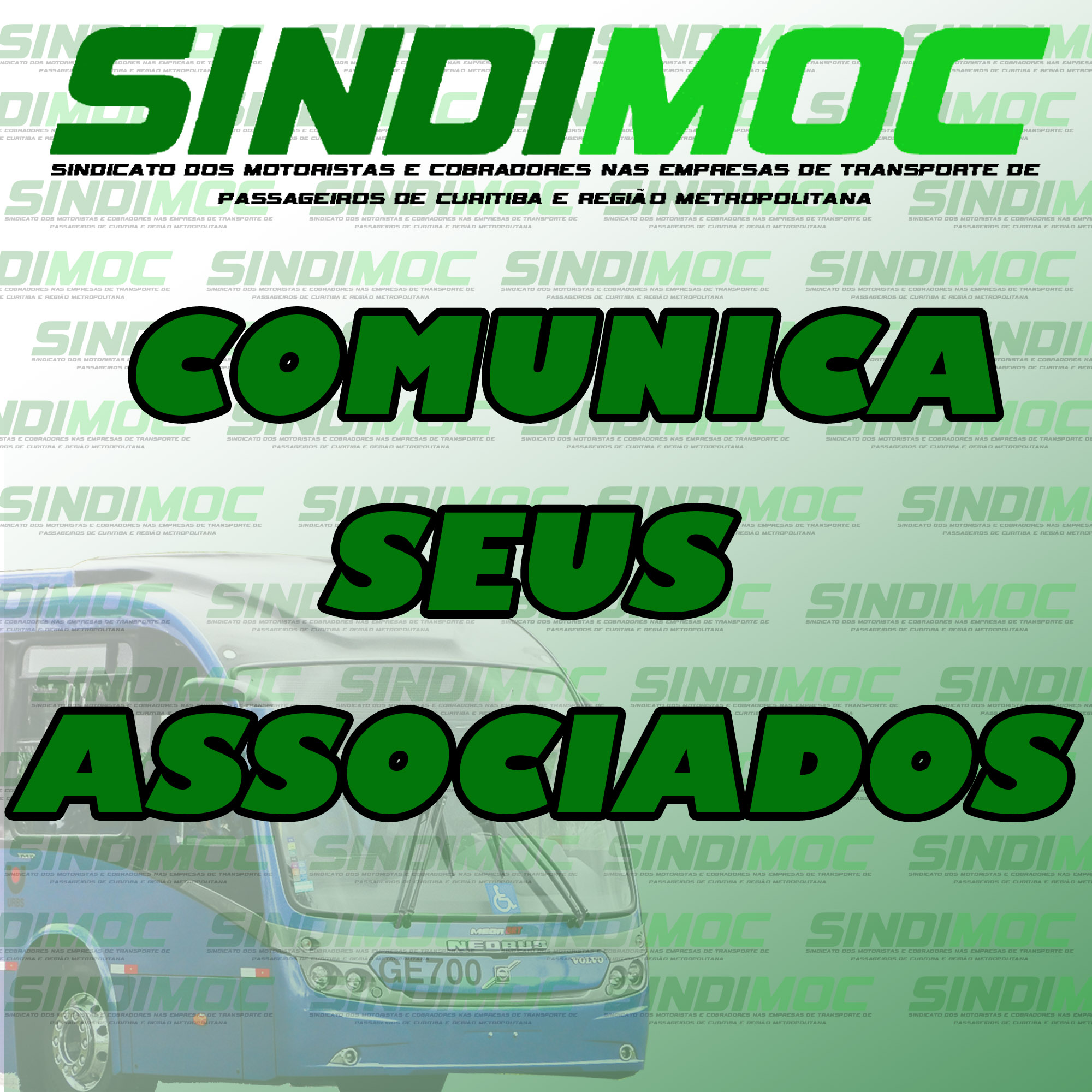 Comunicado do Sindimoc aos seus associados