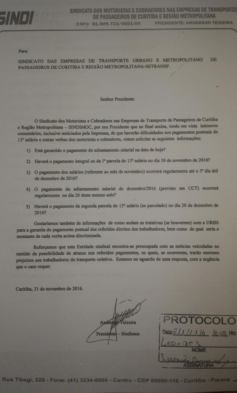 Descaso! Empresas desrespeitam trabalhadores e usuários e indicam calote no 13º 