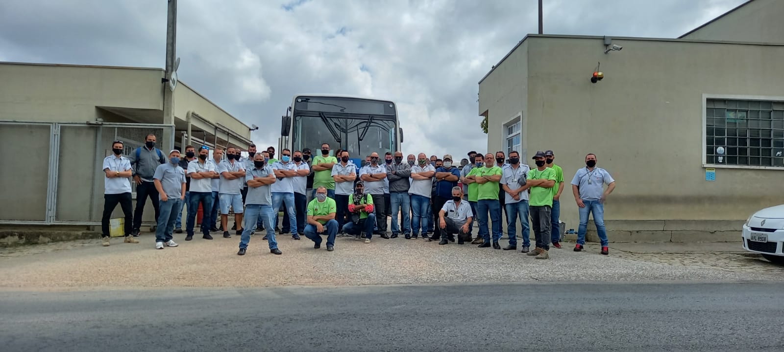 Trabalhadores da Sanjotur entram no 7º dia de greve! Audiência na Justiça do trabalho acontece nesta terça (20)