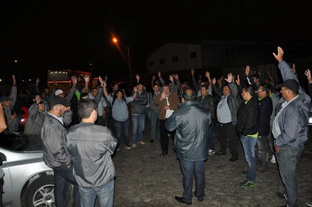 Indicativo de greve na empresa Araucária