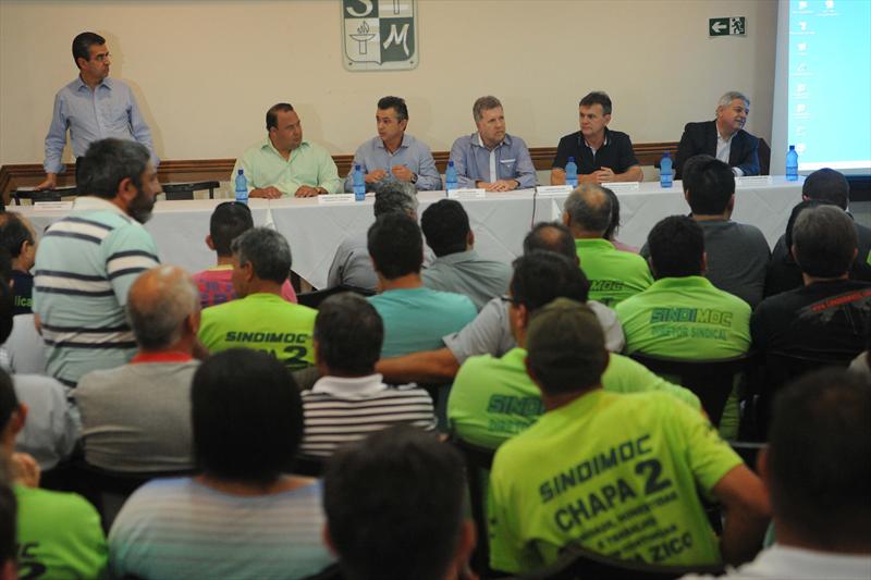 Sindimoc participa de reunião sobre a integração no transporte coletivo