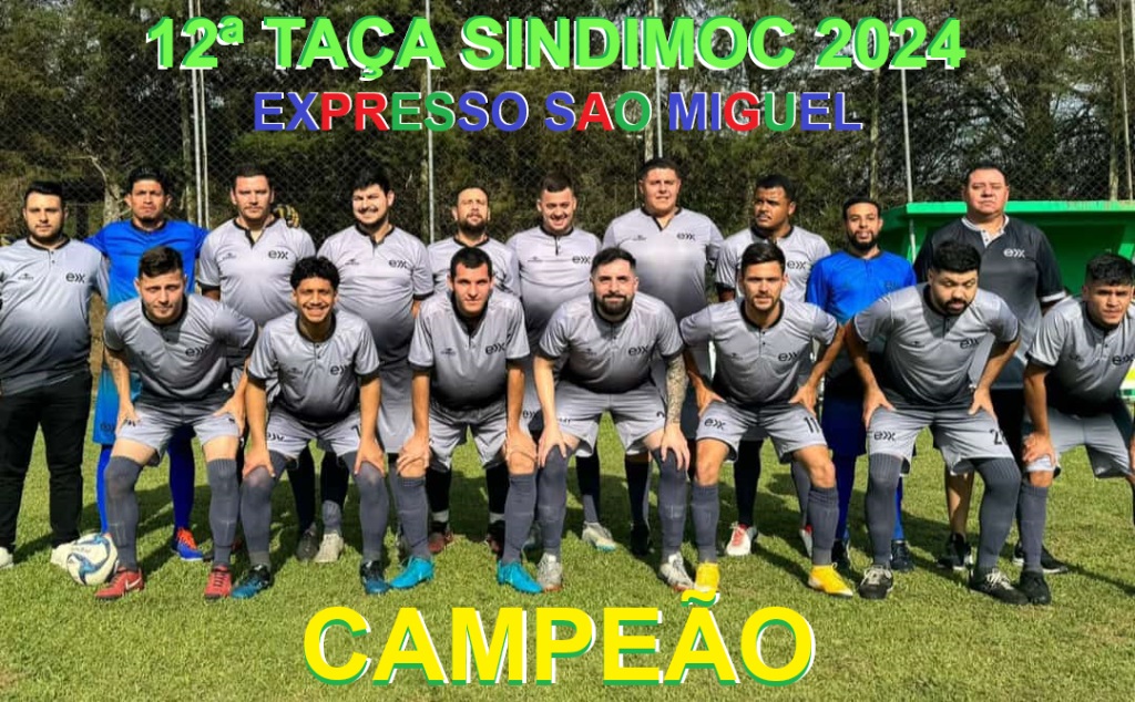 EXPRESSO SÃO MIGUEL SAGRA-SE CAMPEÃO DA 12ª TAÇA SINDIMOC